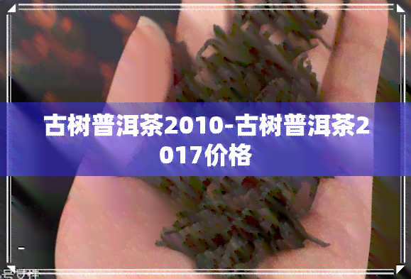 古树普洱茶2010-古树普洱茶2017价格