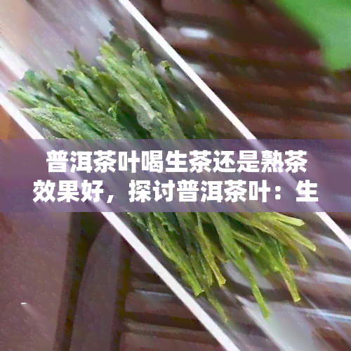 普洱茶叶喝生茶还是熟茶效果好，探讨普洱茶叶：生茶与熟茶，哪种效果更优？