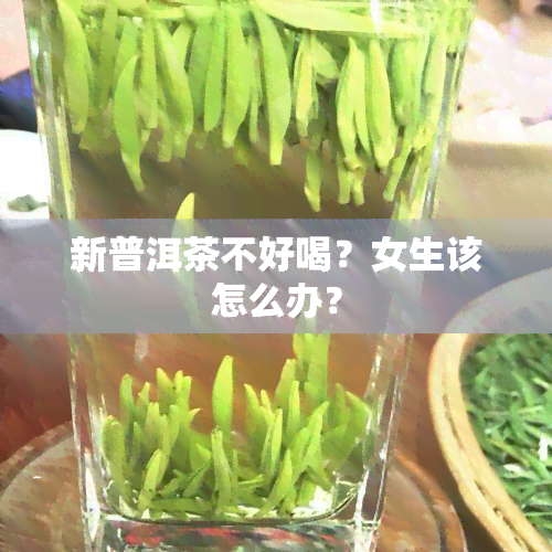 新普洱茶不好喝？女生该怎么办？