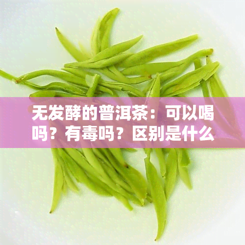 无发酵的普洱茶：可以喝吗？有吗？区别是什么？