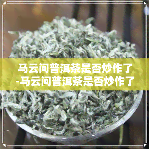 马云问普洱茶是否炒作了-马云问普洱茶是否炒作了