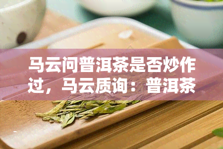 马云问普洱茶是否炒作过，马云质询：普洱茶是否存在过度炒作现象？