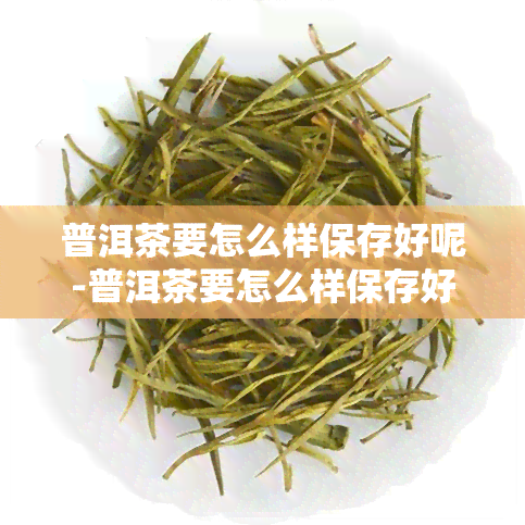 普洱茶要怎么样保存好呢-普洱茶要怎么样保存好呢视频