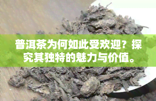 普洱茶为何如此受欢迎？探究其独特的魅力与价值。