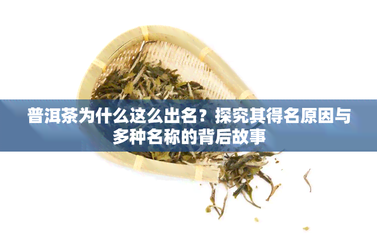 普洱茶为什么这么出名？探究其得名原因与多种名称的背后故事