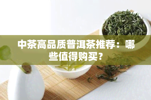 中茶高品质普洱茶推荐：哪些值得购买？