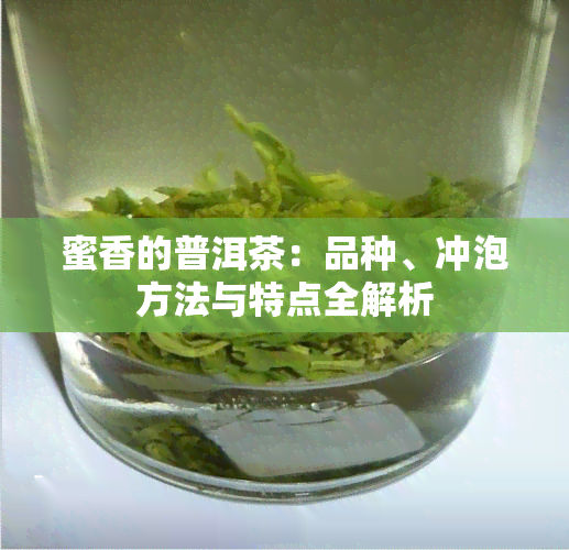 蜜香的普洱茶：品种、冲泡方法与特点全解析