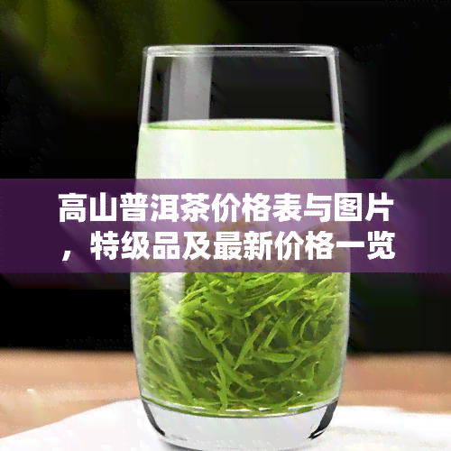 高山普洱茶价格表与图片，特级品及最新价格一览