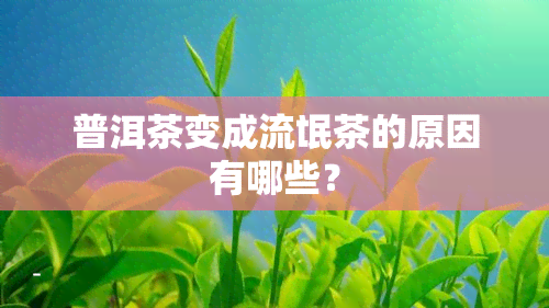 普洱茶变成流氓茶的原因有哪些？