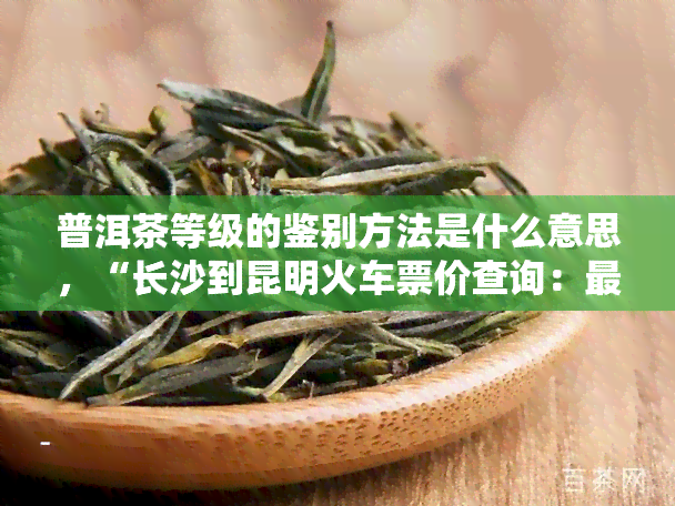 普洱茶等级的鉴别方法是什么意思，“长沙到昆明火车票价查询：最新价格一览！”