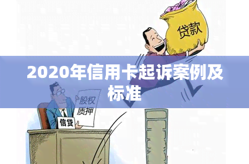 2020年信用卡起诉案例及标准