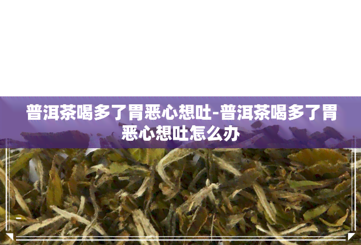 普洱茶喝多了胃恶心想吐-普洱茶喝多了胃恶心想吐怎么办