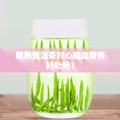 喝熟普洱茶对心脑血管有好处吗？