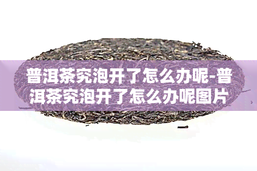 普洱茶究泡开了怎么办呢-普洱茶究泡开了怎么办呢图片