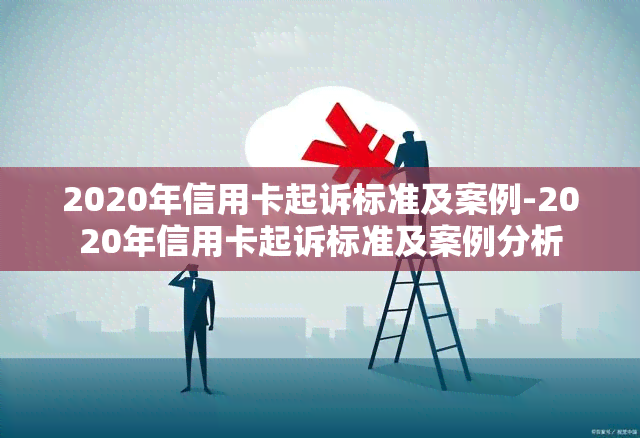 2020年信用卡起诉标准及案例-2020年信用卡起诉标准及案例分析