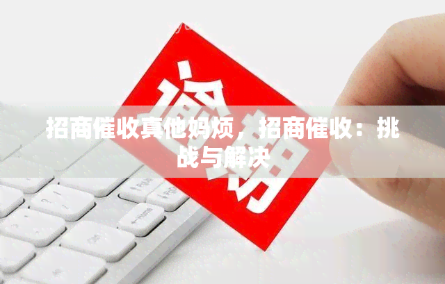 招商 *** 烦，招商：挑战与解决