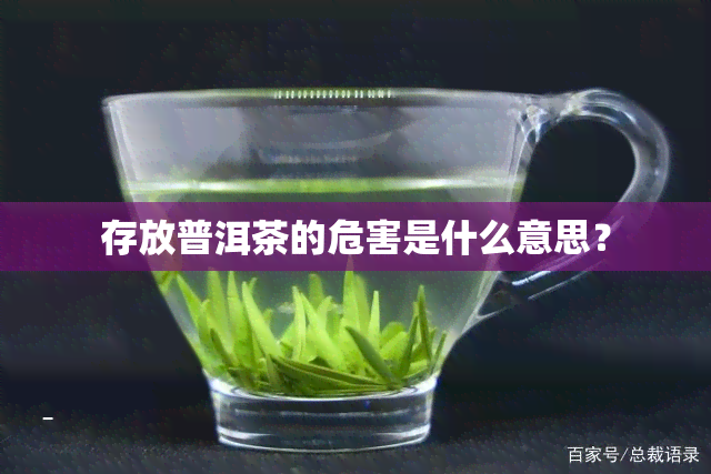 存放普洱茶的危害是什么意思？