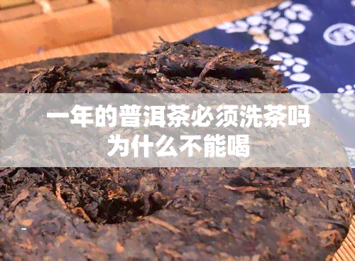 一年的普洱茶必须洗茶吗为什么不能喝