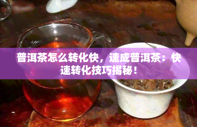 普洱茶怎么转化快，速成普洱茶：快速转化技巧揭秘！