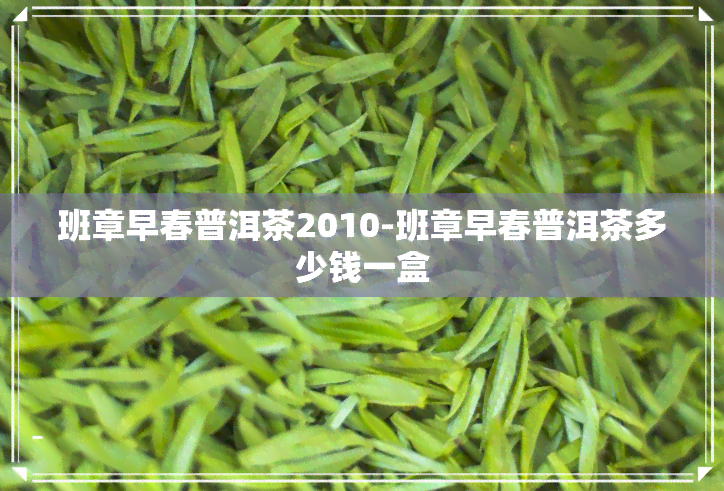 班章早春普洱茶2010-班章早春普洱茶多少钱一盒