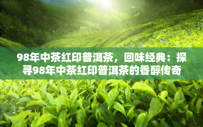 98年中茶红印普洱茶，回味经典：探寻98年中茶红印普洱茶的香醇传奇