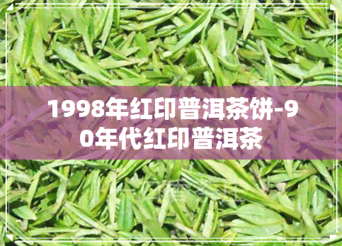 1998年红印普洱茶饼-90年代红印普洱茶