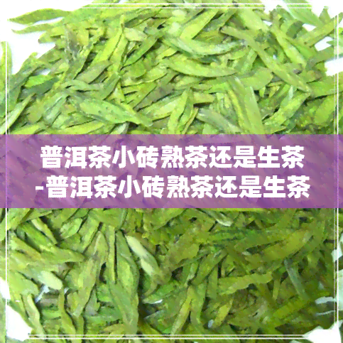 普洱茶小砖熟茶还是生茶-普洱茶小砖熟茶还是生茶好