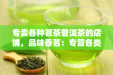 专卖各种茗茶普洱茶的店铺，品味香茗：专营各类茗茶与普洱，店铺开张啦！