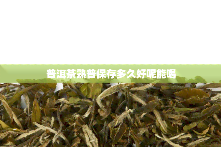 普洱茶熟普保存多久好呢能喝