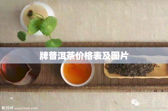 牌普洱茶价格表及图片