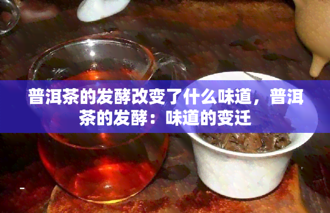 普洱茶的发酵改变了什么味道，普洱茶的发酵：味道的变迁