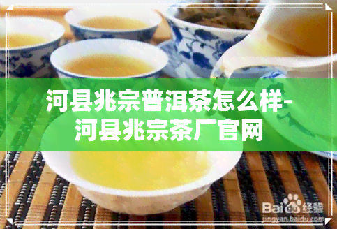 河县兆宗普洱茶怎么样-河县兆宗茶厂官网