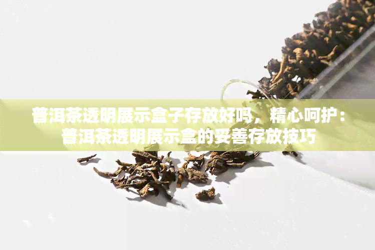 普洱茶透明展示盒子存放好吗，精心呵护：普洱茶透明展示盒的妥善存放技巧