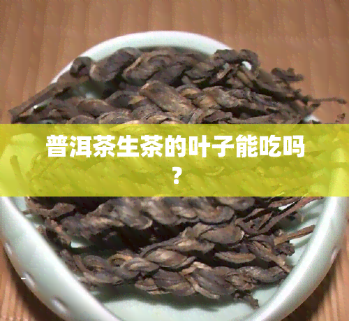 普洱茶生茶的叶子能吃吗？