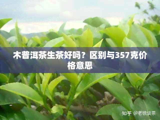 木普洱茶生茶好吗？区别与357克价格意思