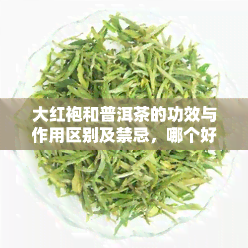 大红袍和普洱茶的功效与作用区别及禁忌，哪个好喝