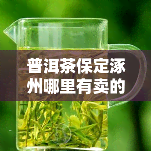 普洱茶保定涿州哪里有卖的批发茶叶