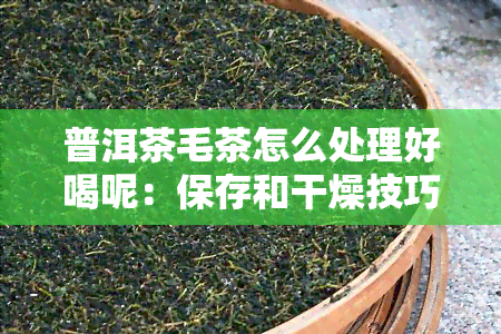 普洱茶毛茶怎么处理好喝呢：保存和干燥技巧