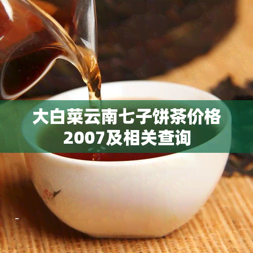 大白菜云南七子饼茶价格2007及相关查询