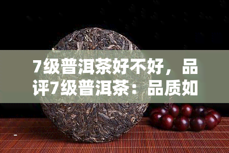 7级普洱茶好不好，品评7级普洱茶：品质如何？