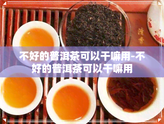 不好的普洱茶可以干嘛用-不好的普洱茶可以干嘛用