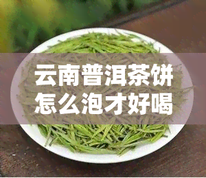 云南普洱茶饼怎么泡才好喝一点视频教程