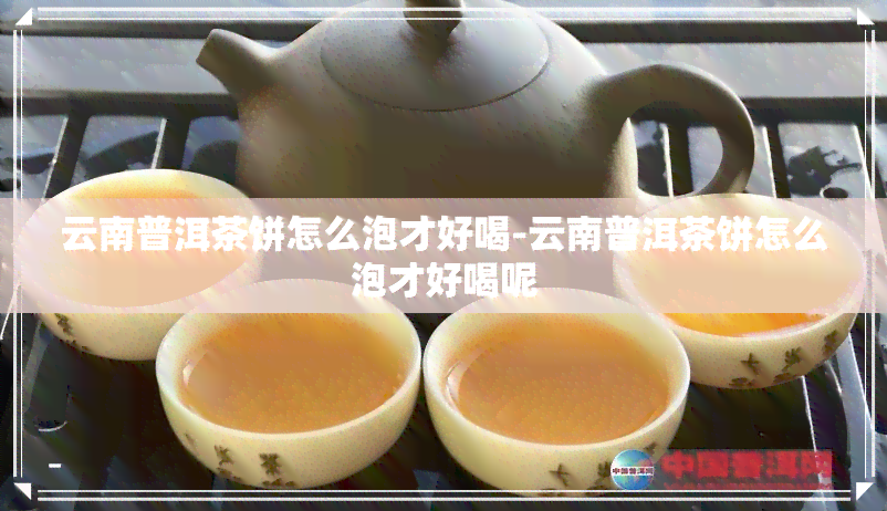 云南普洱茶饼怎么泡才好喝-云南普洱茶饼怎么泡才好喝呢