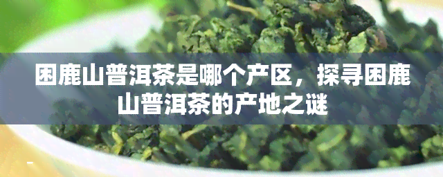 困鹿山普洱茶是哪个产区，探寻困鹿山普洱茶的产地之谜