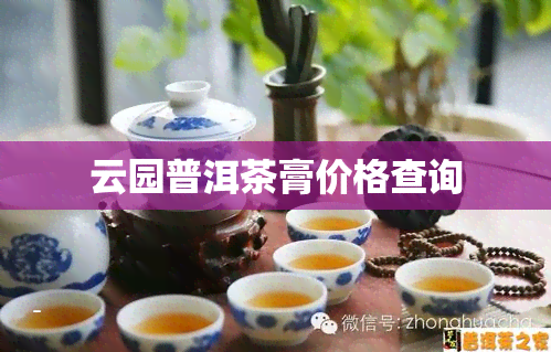 云园普洱茶膏价格查询