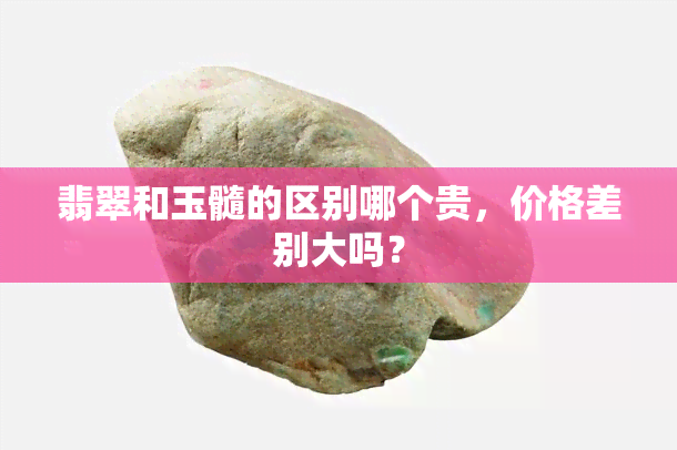 翡翠和玉髓的区别哪个贵，价格差别大吗？