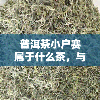 普洱茶小户赛属于什么茶，与大户赛区别，小户赛古树普洱茶口感