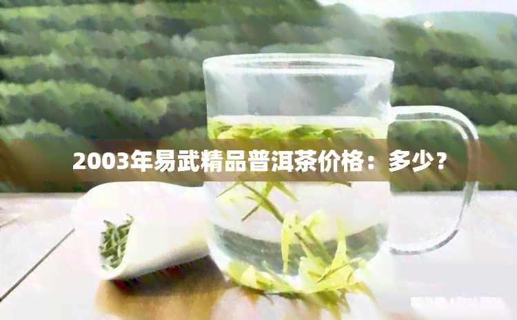 2003年易武精品普洱茶价格：多少？