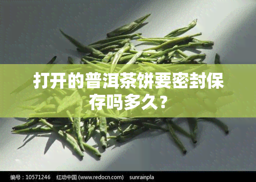 打开的普洱茶饼要密封保存吗多久？