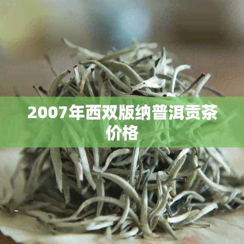 2007年西双版纳普洱贡茶价格